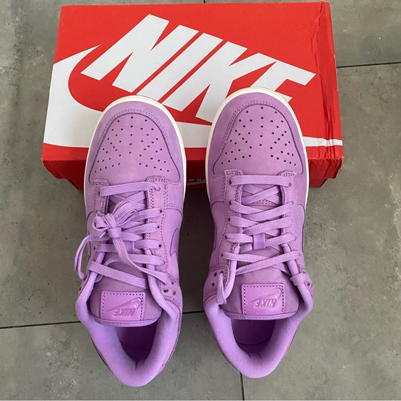 NEW Nike dunk low PRM premium rush fuchsia purple pink 7 women's - Picture 10 of 10